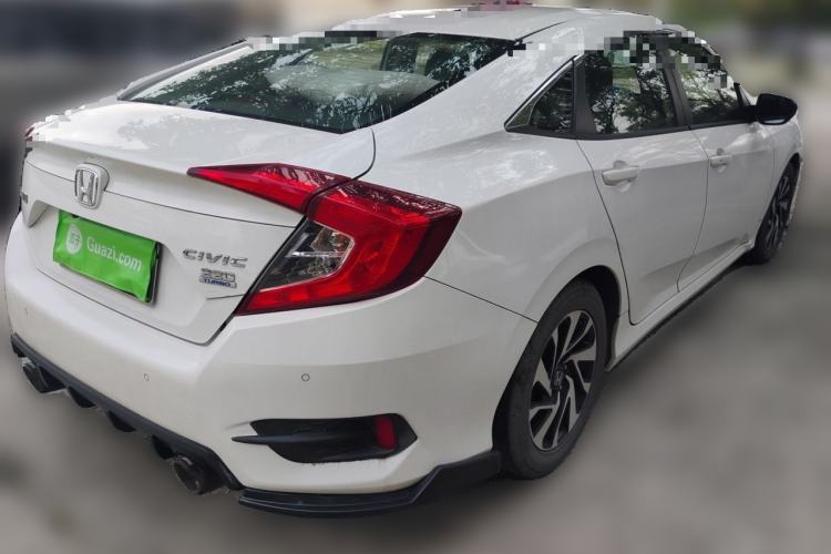 Used Honda Civic 2016 220TURBO CVT Luxury Edition Rear Right 45 Deg