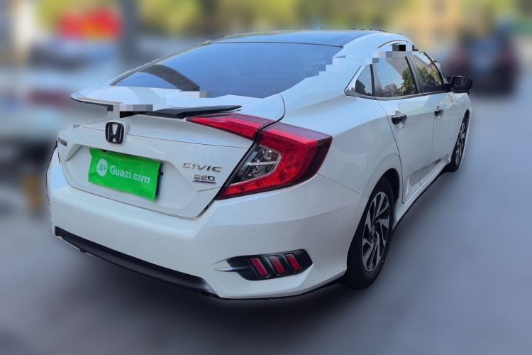 Used Honda Civic 2016 220TURBO CVT Luxury Edition Rear Right 45 Deg