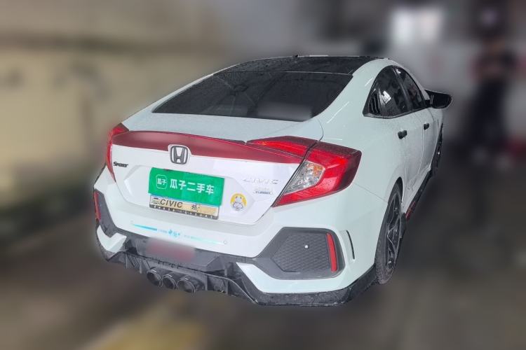 Used Honda Civic 2016 220TURBO CVT Luxury Edition Rear Right 45 Deg