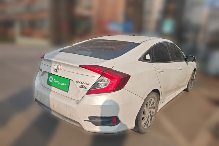 Used Honda Civic 2016 220TURBO Manual Luxury Edition Rear Right 45 Deg