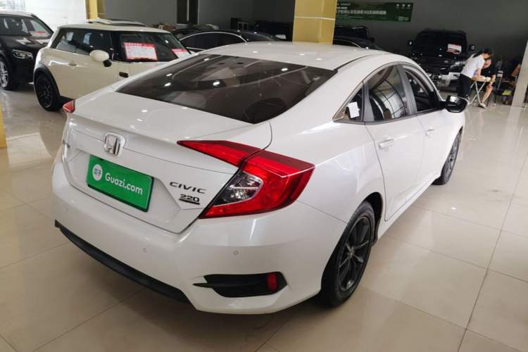 Used Honda Civic 2016 220TURBO CVT Prestige Edition Rear Right 45 Deg