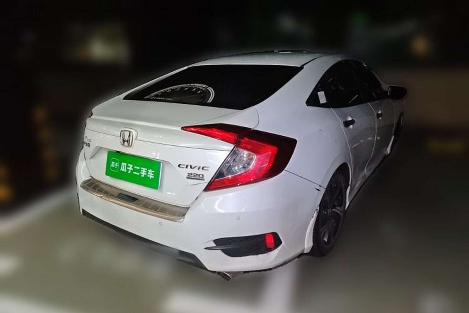 Used Honda Civic 2016 220TURBO CVT Prestige Edition Rear Right 45 Deg