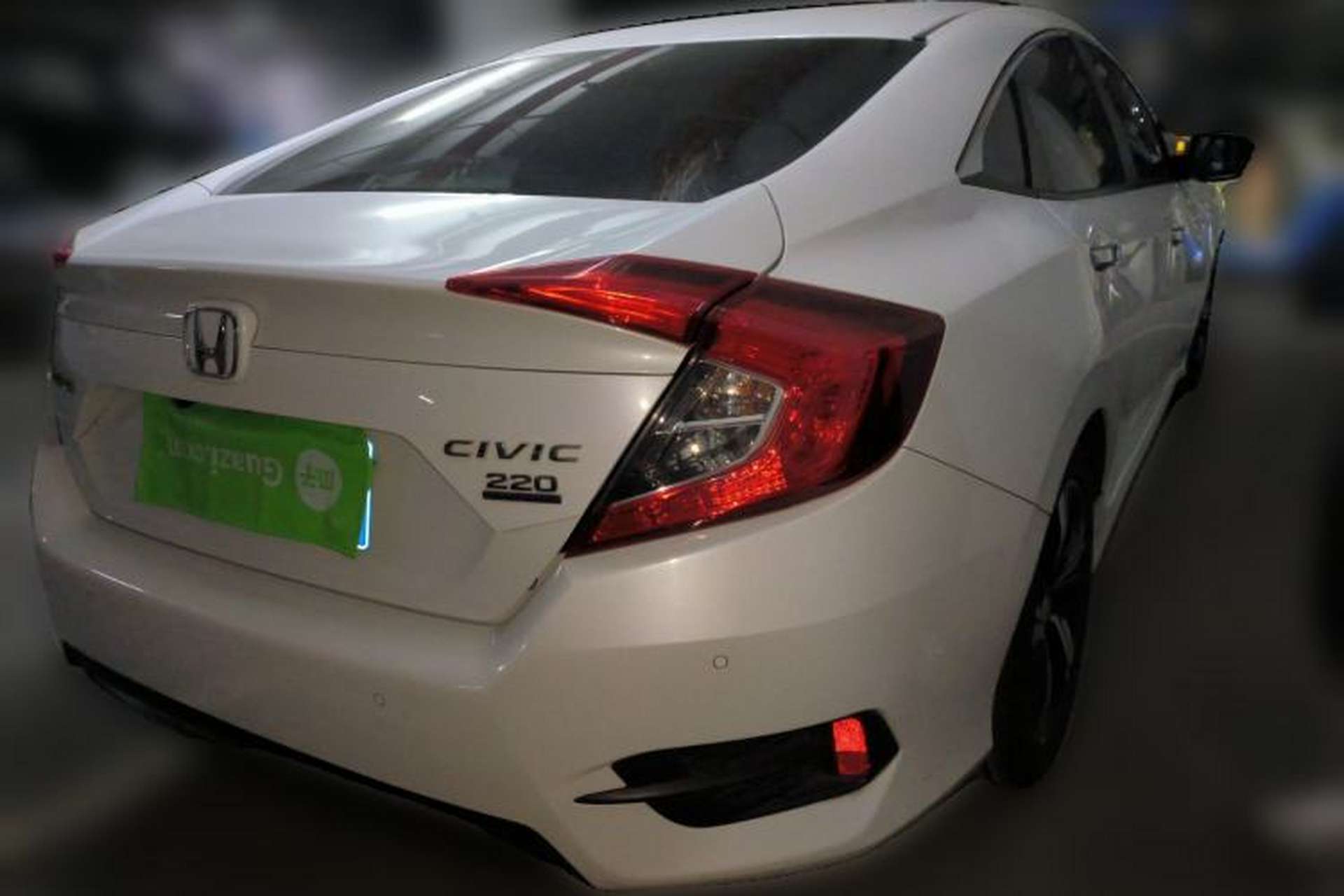 Used Honda Civic 2016 220TURBO CVT Prestige Edition Rear Right 45 Deg