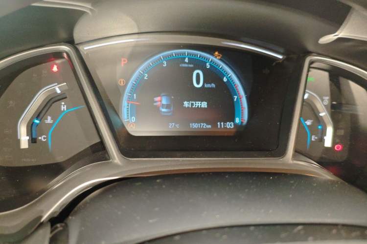 Used Honda Civic 2016 220TURBO CVT Prestige Edition Odometer Close Up