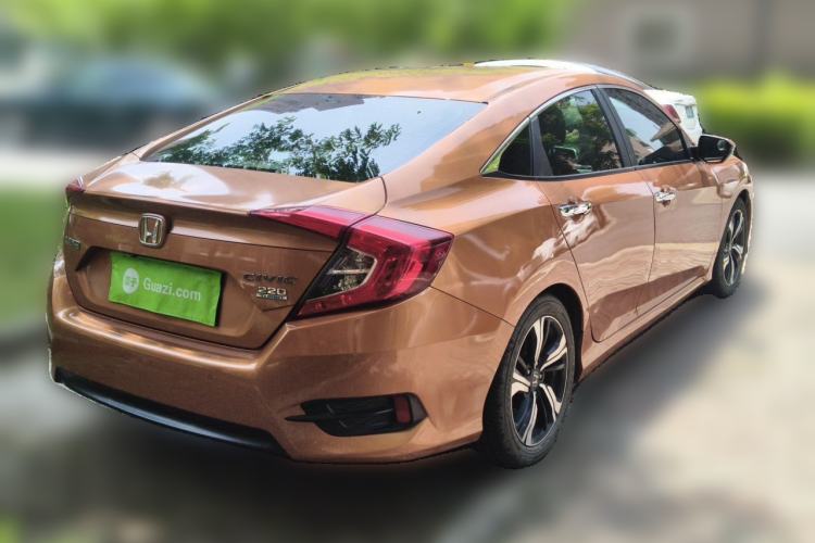 Used Honda Civic 2016 220TURBO CVT Prestige Edition Rear Right 45 Deg