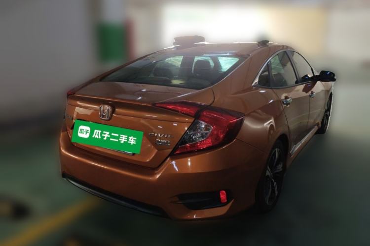 Used Honda Civic 2016 220TURBO CVT Prestige Edition Rear Right 45 Deg