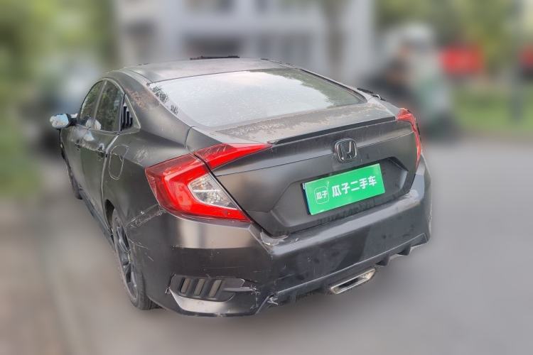 Used Honda Civic 2019 220TURBO CVT Dynamic Edition China V Emission Standard Rear Left 45 Deg