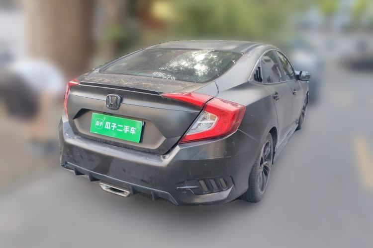 Used Honda Civic 2019 220TURBO CVT Dynamic Edition China V Emission Standard Rear Right 45 Deg