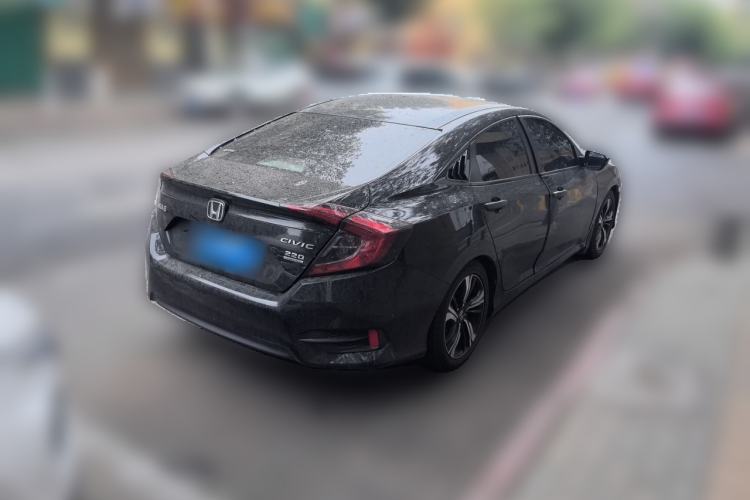 Used Honda Civic 2019 220TURBO CVT Power Edition China VI Emission Standard Rear Right 45 Deg