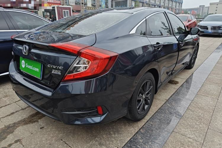 Used Honda Civic 2019 220TURBO CVT Dynamic Edition China VI Rear Right 45 Deg