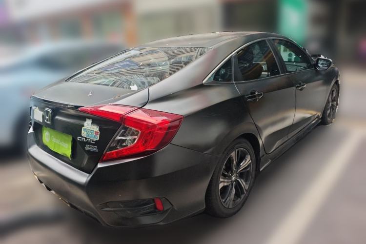 Used Honda Civic 2019 220TURBO CVT Dynamic Edition China VI Emission Standard Rear Right 45 Deg
