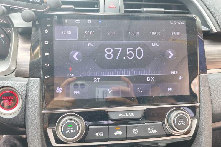 Used Honda Civic 2019 220TURBO CVT Dynamic Edition China VI Audio And AC Panel