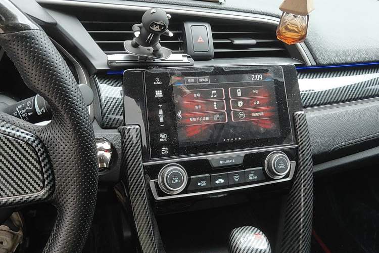 Used Honda Civic 2019 220TURBO CVT Dynamic Edition China VI Emission Standard Audio And AC Panel