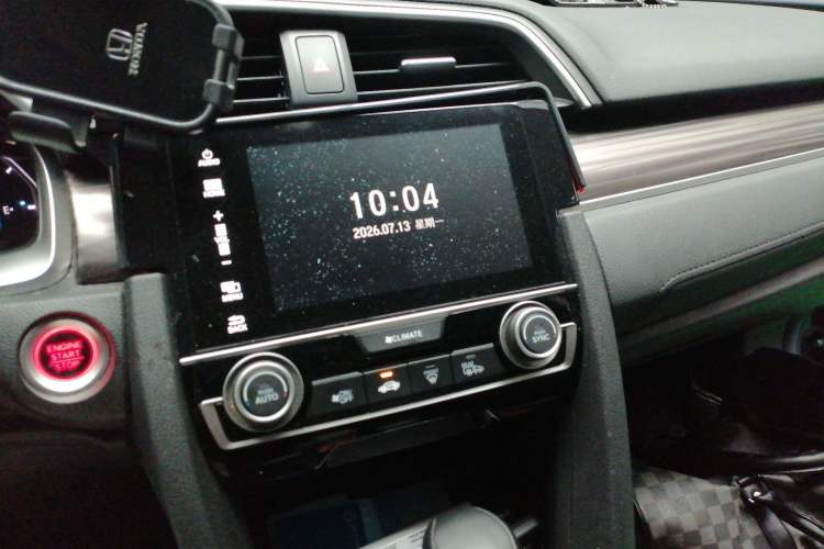 Used Honda Civic 2019 220TURBO CVT Power Edition China VI Emission Standard Audio And AC Panel