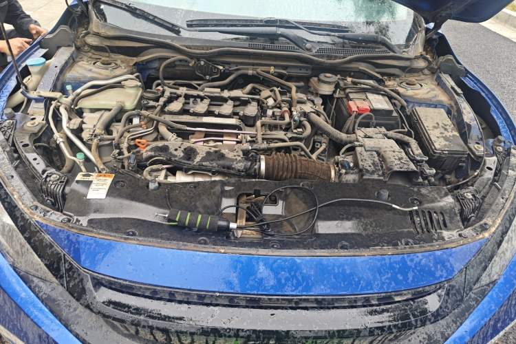 Used Honda Civic 2019 220TURBO CVT Dynamic Edition China VI Engine Bay