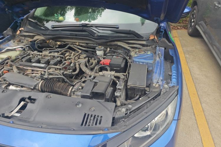 Used Honda Civic 2019 220TURBO CVT Dynamic Edition China VI Engine Bay Left