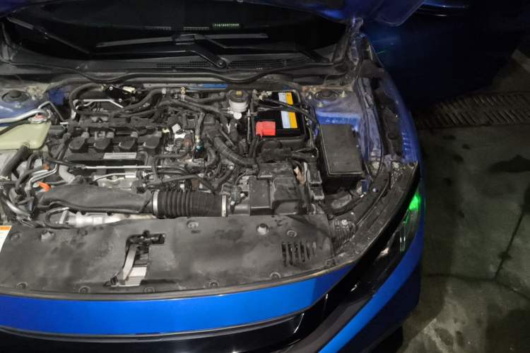 Used Honda Civic 2019 220TURBO CVT Dynamic Edition China VI Engine Bay Left
