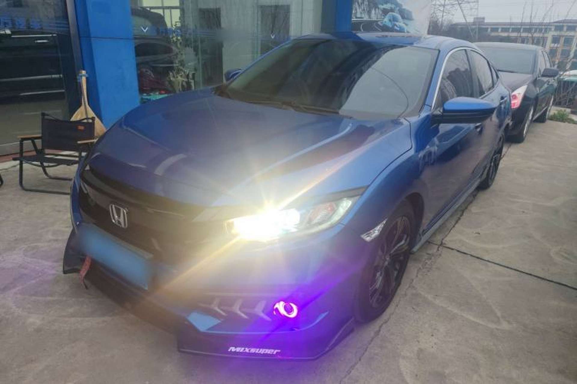Used Honda Civic 2019 220TURBO CVT Dynamic Edition China V Emission Standard Front Left 45 Deg