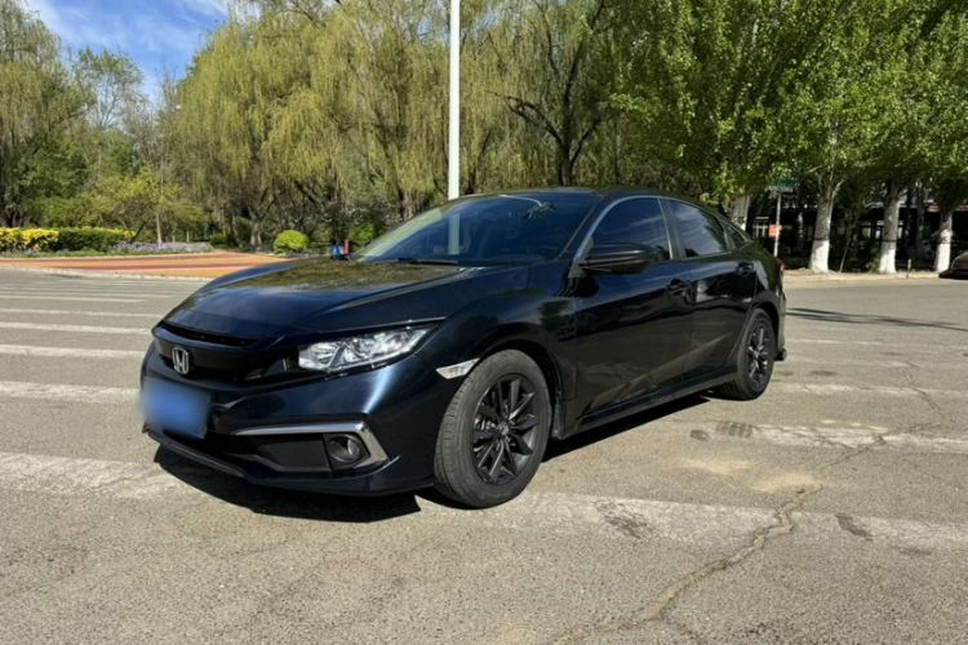 Used Honda Civic 2019 220TURBO CVT Dynamic Edition China VI Front Left 45 Deg