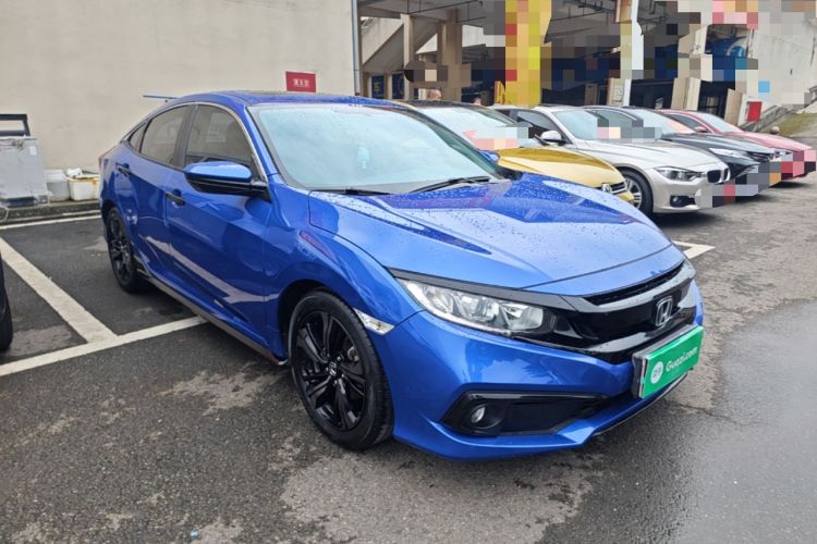 Used Honda Civic 2019 220TURBO CVT Dynamic Edition China VI Emission Standard Front Right 45 Deg