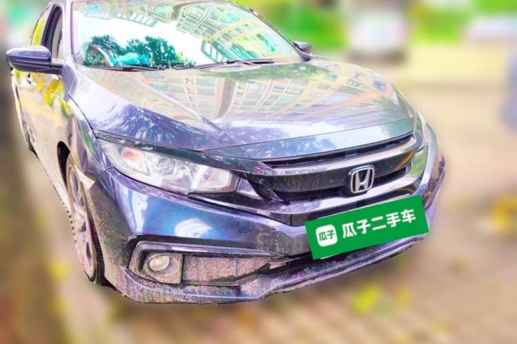 Used Honda Civic 2019 220TURBO CVT Dynamic Edition China VI Emission Standard Front Right 45 Deg