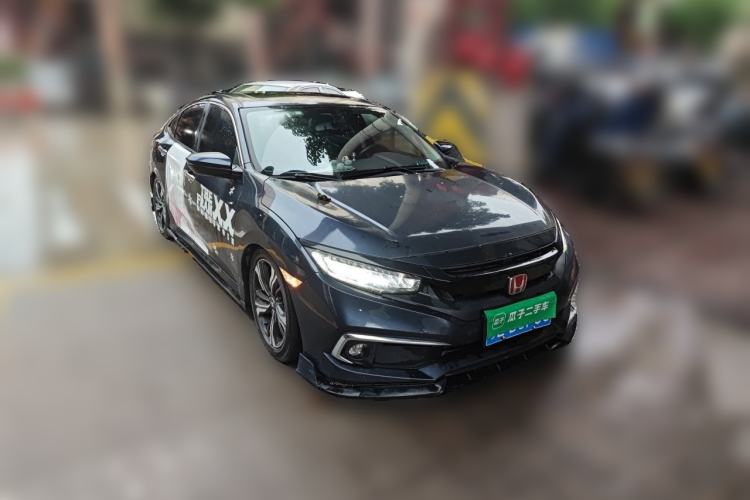 Used Honda Civic 2019 220TURBO CVT Power Edition China VI Emission Standard Front Right 45 Deg