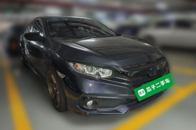 Used Honda Civic 2019 220TURBO CVT Dynamic Edition China V Emission Standard Front Right 45 Deg