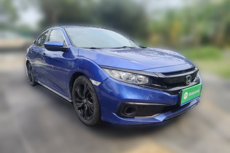 Used Honda Civic 2019 220TURBO CVT Dynamic Edition China VI Emission Standard Front Right 45 Deg