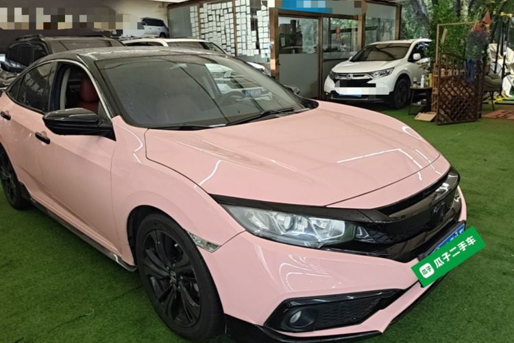 Used Honda Civic 2019 220TURBO CVT Dynamic Edition China V Emission Standard Front Right 45 Deg