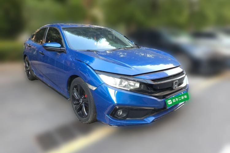 Used Honda Civic 2019 220TURBO CVT Dynamic Edition China V Emission Standard Front Right 45 Deg