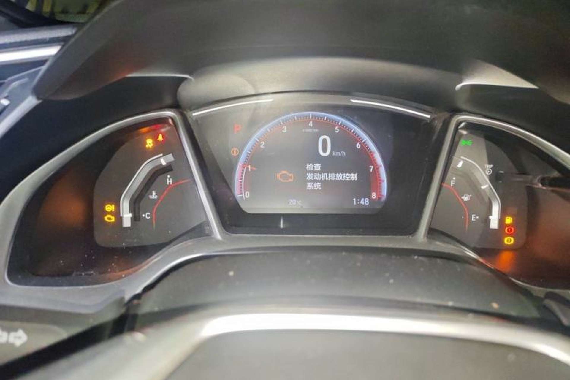 Used Honda Civic 2019 220TURBO CVT Dynamic Edition China VI Emission Standard Instrument Cluster