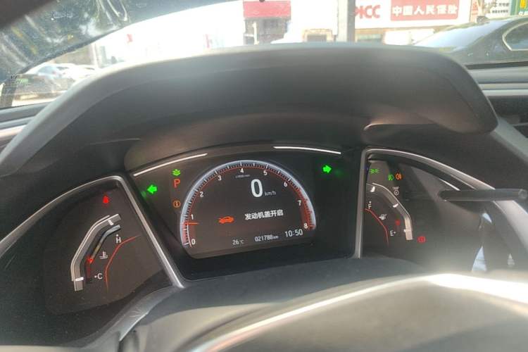 Used Honda Civic 2019 220TURBO CVT Dynamic Edition China VI Emission Standard Instrument Cluster