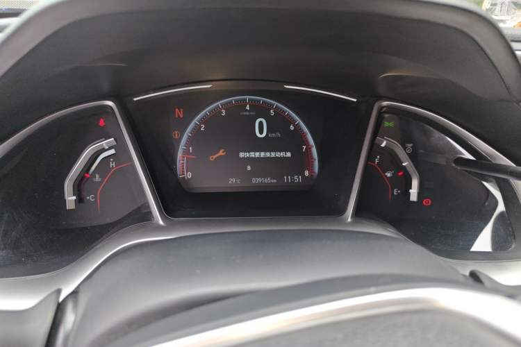 Used Honda Civic 2019 220TURBO CVT Dynamic Edition China VI Emission Standard Instrument Cluster