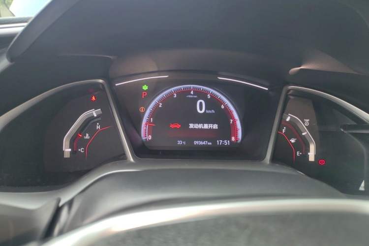 Used Honda Civic 2019 220TURBO CVT Dynamic Edition China V Emission Standard Instrument Cluster