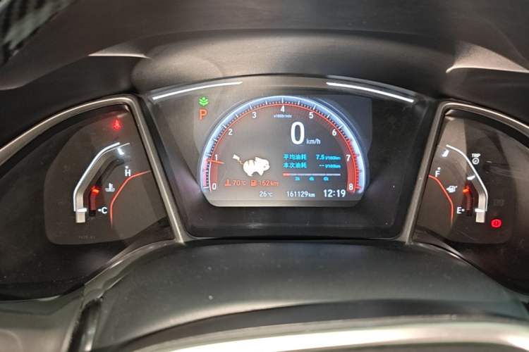 Used Honda Civic 2019 220TURBO CVT Dynamic Edition China V Emission Standard Instrument Cluster
