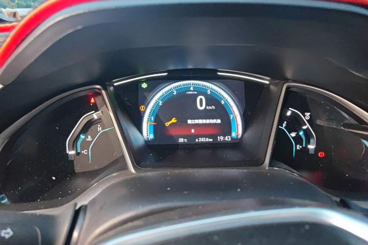 Used Honda Civic 2019 220TURBO Manual Jinkong Edition China V Emission Standard Instrument Cluster