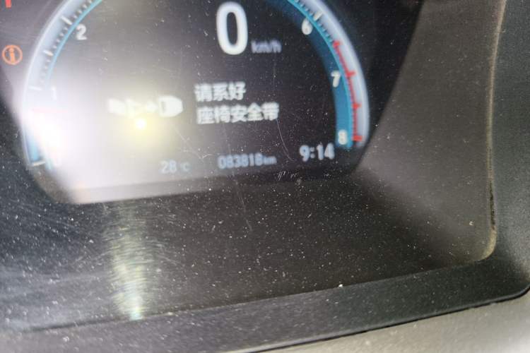 Used Honda Civic 2019 220TURBO CVT Power Edition China V Odometer Close Up