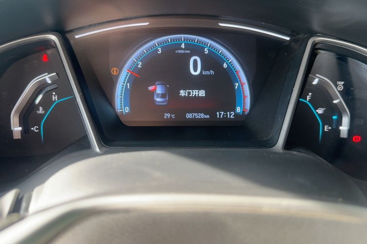 Used Honda Civic 2019 220TURBO Manual Jinkong Edition China VI Odometer Close Up