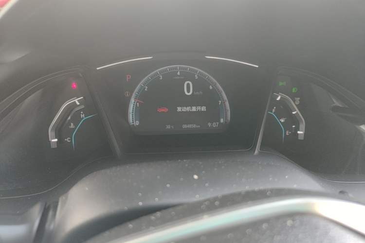 Used Honda Civic 2019 180TURBO CVT Shangdong Edition China VI Odometer Close Up