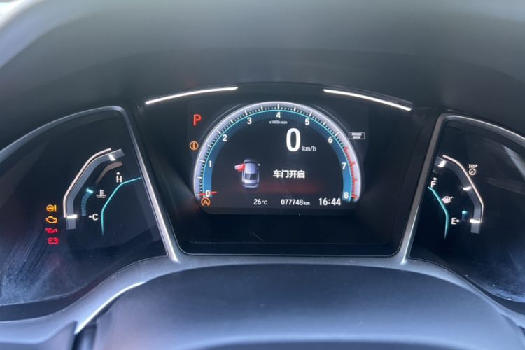 Used Honda Civic 2019 220TURBO CVT Dynamic Edition China VI Odometer Close Up