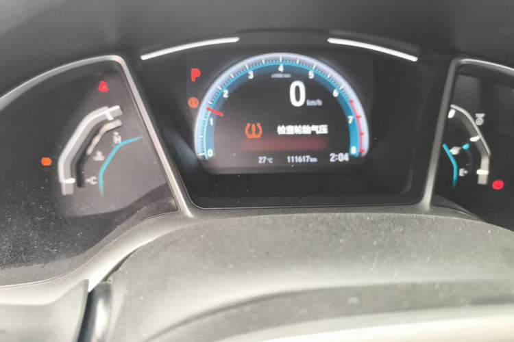 Used Honda Civic 2019 220TURBO CVT Dynamic Edition China VI Odometer Close Up