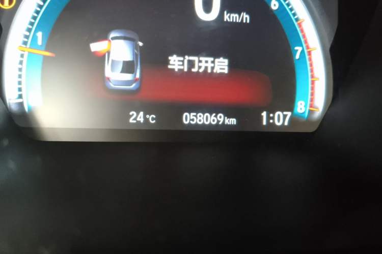 Used Honda Civic 2019 220TURBO CVT Dynamic Edition China VI Odometer Close Up