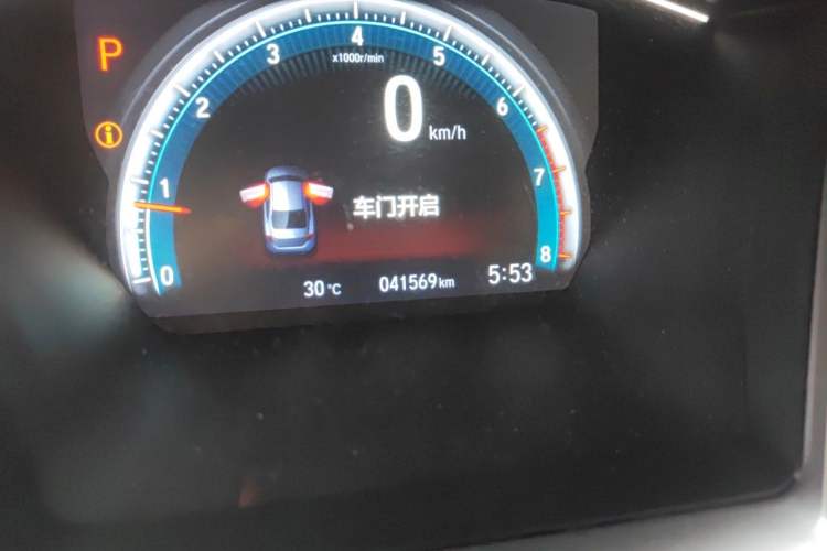 Used Honda Civic 2019 220TURBO CVT Dynamic Edition China VI Odometer Close Up