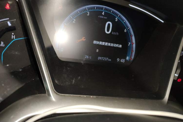 Used Honda Civic 2019 220TURBO CVT Dynamic Edition China VI Odometer Close Up