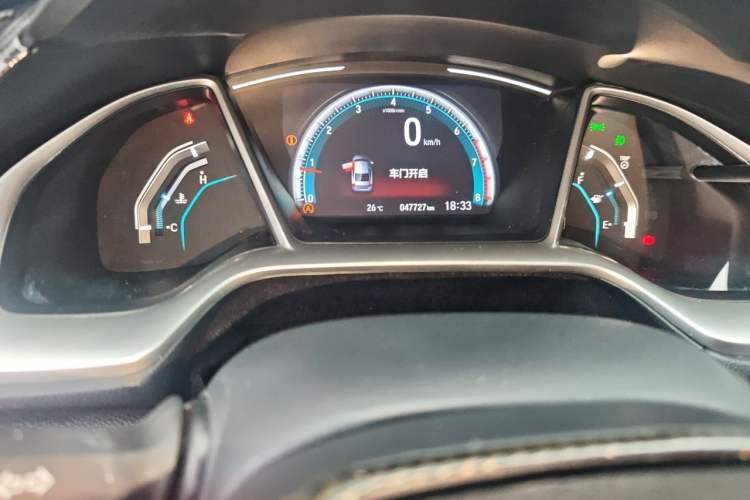 Used Honda Civic 2019 220TURBO Manual Jinkong Edition China VI Odometer Close Up