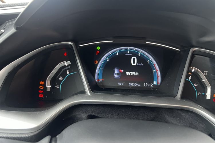 Used Honda Civic 2019 220TURBO CVT Dynamic Edition China VI Odometer Close Up