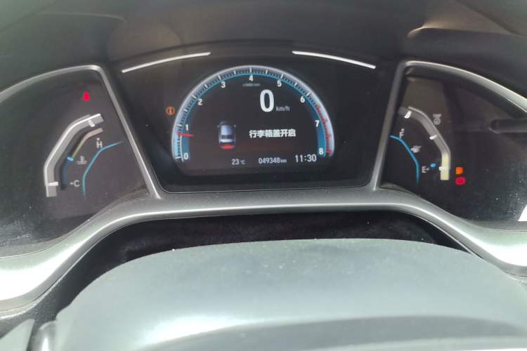 Used Honda Civic 2019 220TURBO Manual Jinkong Edition China VI Odometer Close Up