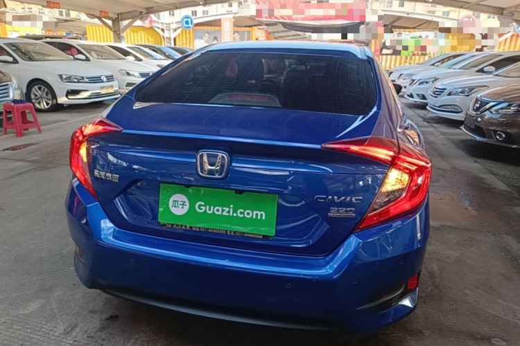 Used Honda Civic 2019 220TURBO CVT Dynamic Edition China VI Rear