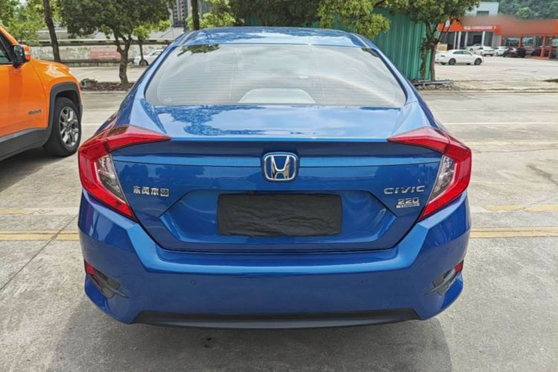 Used Honda Civic 2019 220TURBO CVT Dynamic Edition China VI Rear