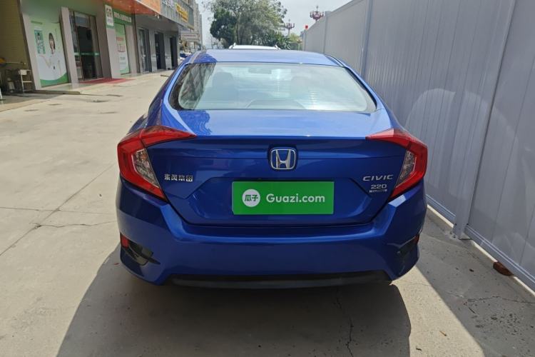 Used Honda Civic 2019 220TURBO CVT Dynamic Edition China VI Rear